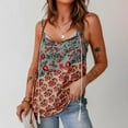 thumbnail image 2 of Tops de mujer Moda Casual Correa suelta Floral Impreso Señoras Chaleco Tops Pompotops lopia994578, 2 of 8