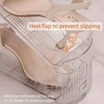 thumbnail image 5 of Uni HIMO 12-Pack Adjustable Shoe Stackers with Shoe Slots, Durable Plastic Shoe Slot Organizer with Slip-Resistant Design & 3 Height Settings, Space-Saving Storage Rack for Closet, 5 of 7