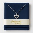 thumbnail image 3 of Collar De Silueta De Corazon Con Zirconias De Plata 925, 3 of 5