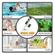 TDS Digital Water Tester Meter, TDS/EC/Temperature Water Tester Pen,Hand-held 3-in-1 Water Purity Tester for Drinking Water Hydroponics Plants Aquarium and Pool