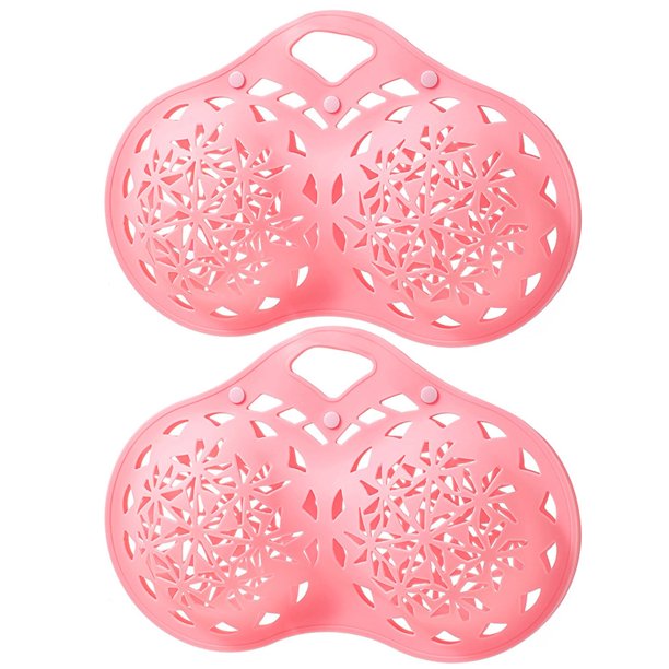 Bolsa de limpieza de sujetadores Pedty B, bolsa de malla de silicona para lavar ropa interior, reutilizable, compatible con sujetadores de copa AC, antideformación, para lavadoras y secadoras.