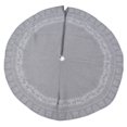 thumbnail image 1 of Christmas Tree Skirt, Perfect Decoration Christmas Tree Pad Reusable Wide Application  For Shopping Malls For Living Room For Squares Gray, 1 of 8