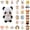 D, variant on Eoozwa Stuffed Animals Cute Soft Plush Doll Small Plushies Toys Gifts Realistic Toy Squirrels Stuffed Sleep Aid Anxiety Relief Companion Toys(Panda)