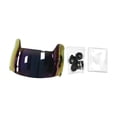 thumbnail image 4 of Visera para fútbol americano, visera para casco de rugby, protección solar, gafas profesionales Azul colorido, 4 of 9