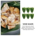 thumbnail image 3 of PTOOTP 50Pcs Bamboo Leaves Sushi Pad Dark Green Traditional Design For Cooking Supplies, 3 of 8