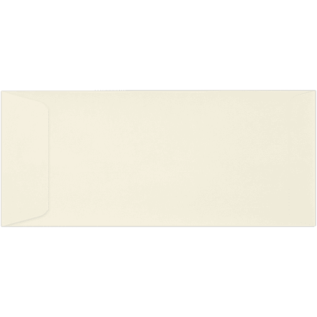 LUXPaper #10 Open End Envelopes w/Peel & Press, 4 1/8 x 9 1/2, Natural, 50/Pack