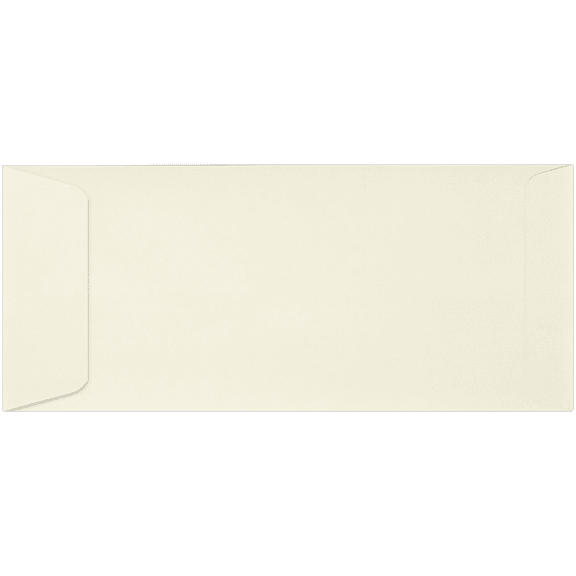 LUXPaper #10 Open End Envelopes w/Peel & Press, 4 1/8 x 9 1/2, Natural, 250/Pack