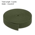 thumbnail image 2 of Elastic Bands for Sewing 0.6"(1.5cm) 5 Yard Army Green Knit Elastic Spool for Wigs, Waistband, Pants, 2 of 6