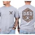 thumbnail image 5 of Camo Dad Double Sided T-Shirt – Hunter Dad Deer Hunting Graphic Tee, Camouflage Dad Shirt, Father’s Day Gift for Outdoorsman, 5 of 7