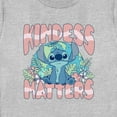 thumbnail image 2 of Women's Lilo & Stitch Kindness matters Stitch Graphic Tee Athletic Heather Small, 2 of 4