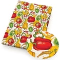 thumbnail image 4 of 50*145cm Patchwork Chiles Verduras Poliéster Algodón Tejido Costura Acolchado Telas Material de Costura DIY Hecho a Mano, 4 of 4