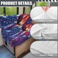 thumbnail image 6 of Uorisanigo RV Dinette Cushions Covers, Stretch American Flag Eagle Camper Cushion Slipcover RV Sofa Cover Washable Loveseat Slipcovers for Travel Trailer Couch (1 Bench & 1 Backrest Covers), 6 of 7