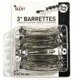 thumbnail image 3 of (2 pack) Cousin DIY 3 in Metal French Barrette, Hair Clip, Silver, 18 Piece, Adult, 3 of 10
