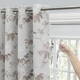 thumbnail image 2 of Mystic Garden Floral Blackout Grommet Panel w/Wand 52x45 Sandstone, 2 of 3