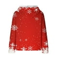 thumbnail image 4 of Ltctricy Plus Size Christmas Sweatshirt for Women Fall Fashion Cute Hoodies Pullover Tops Loose Long Sleeve Comfy Winter Shirts, 4 of 6