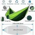 thumbnail image 2 of Ultra Lightweight Portable Hammock in Waterproof Nylon, 1-2 Persons, Max Load, 2 of 5