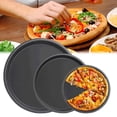 thumbnail image 1 of Paquete de 3 bandejas para pizza, bandeja antiadherente para pizza, bandeja para pizza para horno, bandejas para pizza, juegos de utensilios para hornear para la cocina del restaurante en ca, 1 of 5