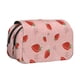 thumbnail image 1 of Disketp Strawberry Estuche de Lápices de Doble Capa con Tapa Abatible y Cremallera, Organizador Escolar para Adolescentes y Adultos, 1 of 7