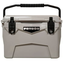 Fatboy 20 Quart Roto Molded Hard Sided Cooler Gray