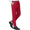 thumbnail image 4 of INSPIRE CHIC Men's Dress Solid Color Pants Straight Front Chino Slacks, 4 of 7