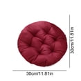 thumbnail image 5 of Fmbmuo Thick Outdoor Cushions Round UV Resistant 12x12 Inch Seat Cushions, Polyester Modern 1Pcs (Red), 5 of 5