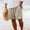 Beige, variant on Vivianyo HD Fashion Summer Shorts for Big Mens and Tall Men Casual Solid Pocket Elastic Waist Straight Half Shorts Pants Sport Pants