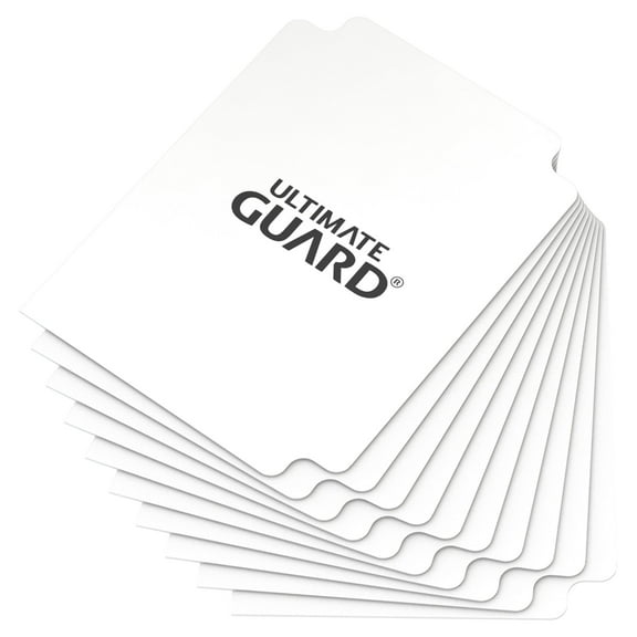 Ultimate Guard White Card Dividers (10) Standard Size Individual Pack