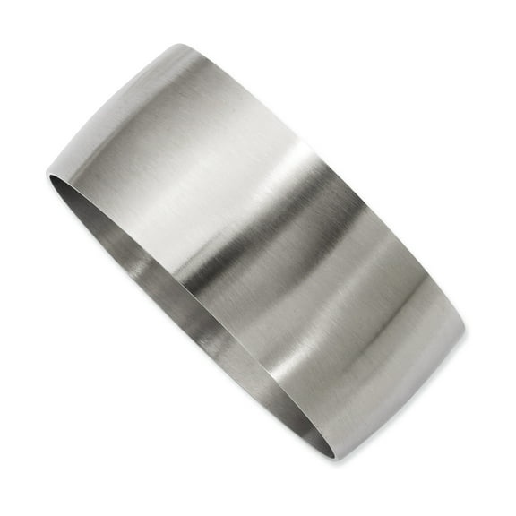 Chisel Stainless Steel Brushed Bangle