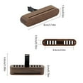 thumbnail image 3 of Organic Wooden Vehicle Air Purifier Natural Scent Diffuser Emission Safe For Car Interiors Driver Volatile Safe Mounting, 3 of 8