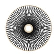 thumbnail image 1 of Sagebrook Home 16202 36 in. Accent de Mur Rond&44; Noir, 1 of 1