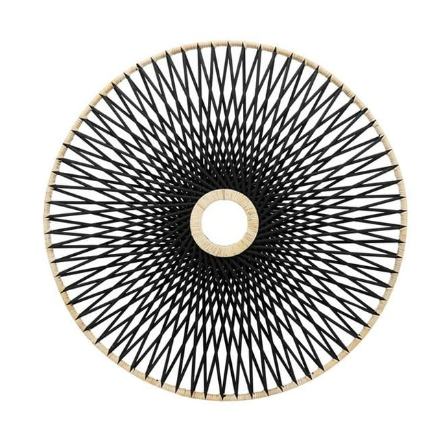 Sagebrook Home 16202 36 in. Accent de Mur Rond&44; Noir