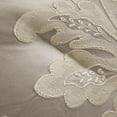 thumbnail image 6 of Nanshing Therese 7 Piece Damask Comforter Set, Beige, Queen , Jacquard with matching solid piecework, 6 of 10