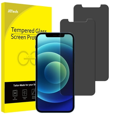 JETech Privacy Screen Protector for iPhone 12 Mini 5.4-Inch, Anti Spy Tempered Glass Film, 2-Pack