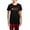 With Red Plaid Pant, variant on CafePress - Buon Natale Women's Dark Pajamas - Women's Short Sleeve Print T-Shirt and Pants Dark Cotton Pajama Set