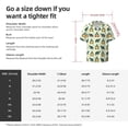 thumbnail image 5 of KLL Cartoon Turtles Print Men's Shirt Short Sleeve Button Down Summer Cuba Beach Shirts- XX-Large, 5 of 5