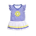 thumbnail image 3 of 2Pcs Baby Girls Kids Flower T-Shirt Tops+Shorts Pants Outfits Summer Clothes, 3 of 5