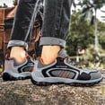 thumbnail image 2 of Bmisegm Espadrilles pour Hommes Espadrilles de Randonnée Chaussures de Marche Légères pour l'Extérieur Chaussures de Course Non Étanches pour un Randonnée Confortable Chaussures pour Hommes Espadrilles Grises 10, 2 of 7
