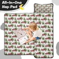 thumbnail image 4 of White Christmas Red Truck and Tree Pattern Toddler Nap Mats for Kids Preschool,59"x22" Sleeping Mat Bag or Kids,Toddler Sleeping Bag,Toddler Nap Mat or Daycare, 4 of 6