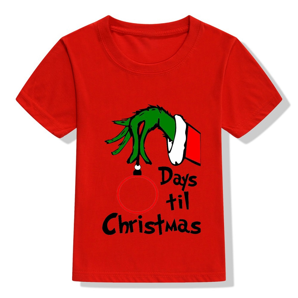 Christmas Gr1nch Kids Funny Christmas TShirt for Boys
