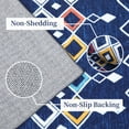 thumbnail image 5 of Hasoo Boho Runner Rug 2' x 6' Area Rug for Hallway Washable Indoor Blue Carpet Stain Resistant, 5 of 6
