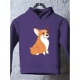 thumbnail image 3 of Cartoon Welsh Corgi Sitting Hoodie Toddler -Image by Shutterstock,  5 Toddler, 3 of 4