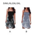 thumbnail image 3 of Sonducket Vestido de verano informal y elegante para mujer Estampado de flores y ropa femenina multicolor Vestido de playa con hombros Vestidos Negro2XL, 3 of 5