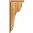 thumbnail image 3 of 6"W x 10"D x 22"H Carmel Rough Sawn Corbel w/Backplate, Western Red Cedar, 3 of 9