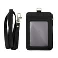 thumbnail image 1 of Neck Strap Lanyards ID Card Holder with Hanging Rope Portable Multi-purpose Keychain Pass Case Protector Cover for Office, 1 of 10
