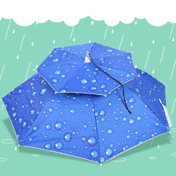 Outdoor Umbrella, Sunscreen Fishing Umbrella Headwear Umbrella, Panic Travel Camping For Outdoor Beach