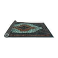 thumbnail image 2 of Ahgly Company Indoor Rectangle Persian Light Blue Traditional Area Rugs, 5' x 7', 2 of 4