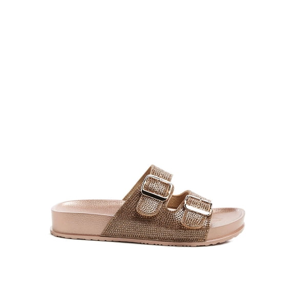 Crystal Buckled Slip-On