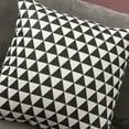 thumbnail image 3 of Home Pillow Case Sofa Cushion Accessories Linen Nordic Style Daily Use Home Textiles Black Triangle 40x40, 3 of 3