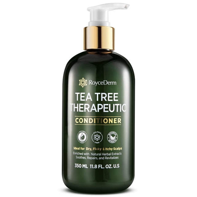 Acondicionador RoyceDerm Tea Tree, terapéutico, hidratante para cuero cabelludo