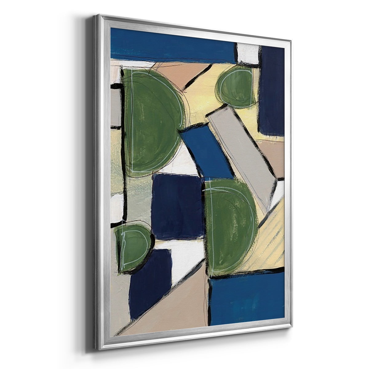 Spatial Mix I Premium Framed Print, in Gold, Black, or Silver - Ready to Hang